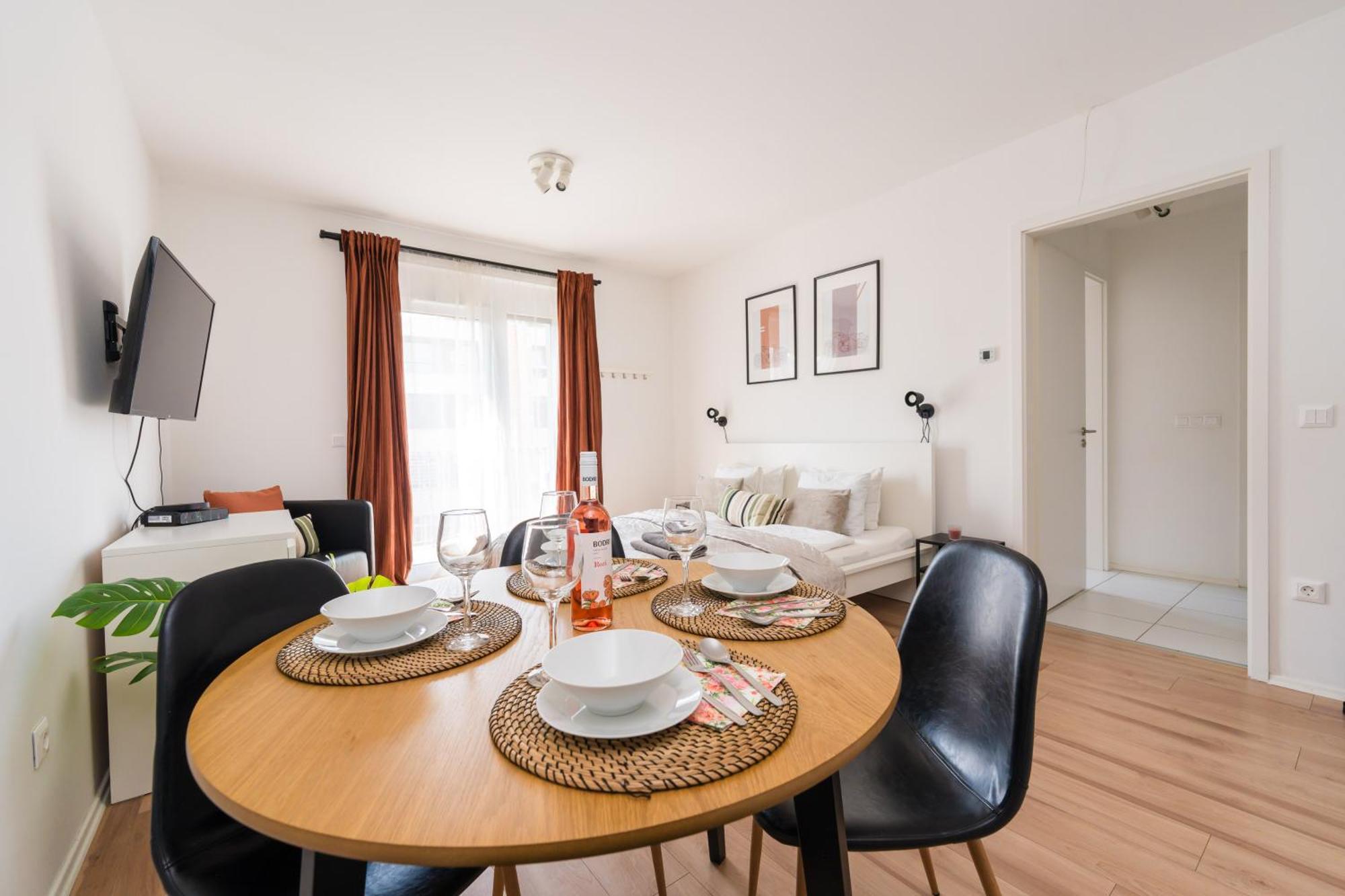 בודפשט Brand New Modern Apartment-2 Rooms-Balcony-Garage מראה חיצוני תמונה