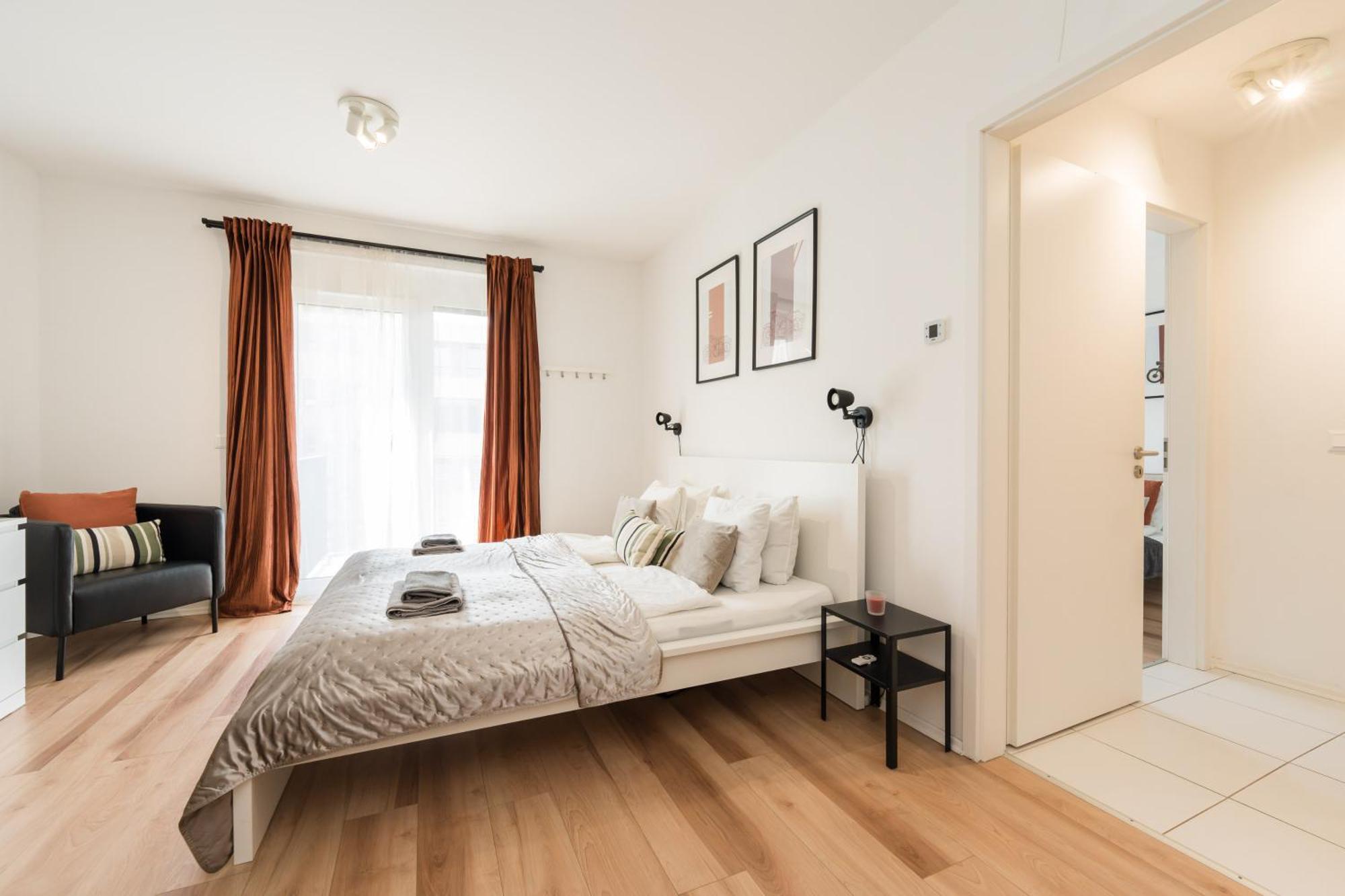בודפשט Brand New Modern Apartment-2 Rooms-Balcony-Garage מראה חיצוני תמונה